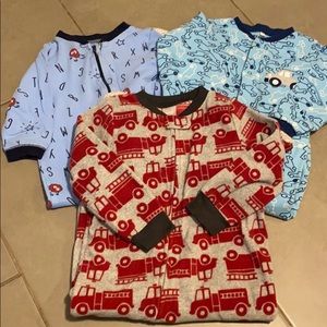 Set of Boys 18-24mth Footie Pjs